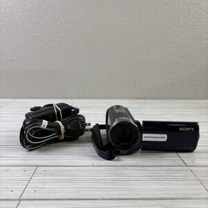 Sony Handycam Digital Video Camcorder DCR-SX45 W/ Charger, Memory Card Tested